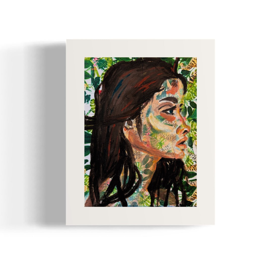 Warrior unframed print